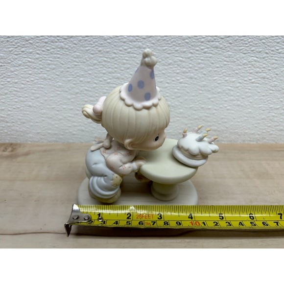 1992 Enesco Precious Moments May Your Every Wish Come True Porcelain Figurine - Picture 8 of 13